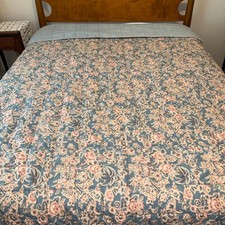 Ralph Lauren Floral Arden Quilt Full Queen 100 Cotton Reversible Comforter