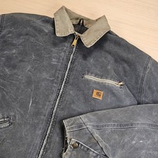 Carhartt J97 PTL Blanket Lined Detroit Jacket Mens XLT Petrol Blue Workwear Coat