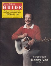 BOBBY VEE BINSFORD'S GUIDE MAGAZINE FARGO ND FEBRUARY 1987