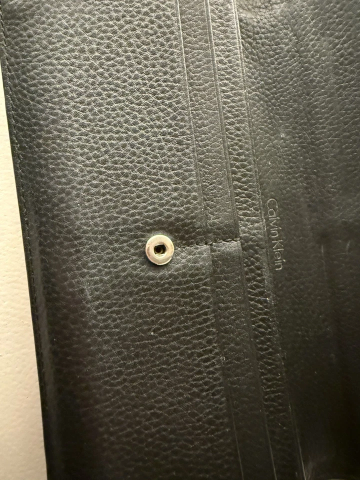 Calvin Klein Portemonnaie. Echtes Leder. schwarz  - Bild 3 von 4