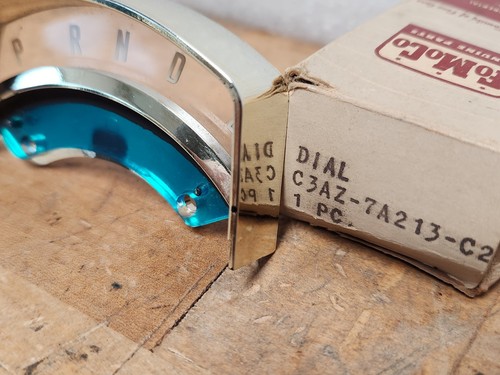 NOS OEM 1963 1964 Galaxie Shift Selector Dial Fordomatic 2-Speed Auto P-R-N-D-L - Picture 7 of 16
