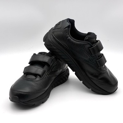 Brooks Addiction Walker Leather Walking Shoes Black Men's Size 11D 1203091D072