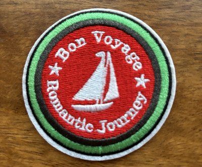 Bon Voyage Romantic Journey Patch Brand New