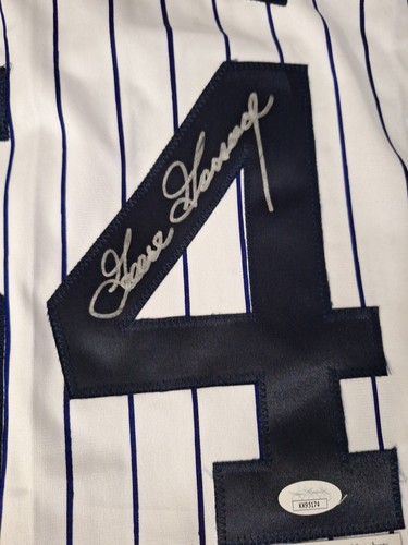 Autographed/Signed Goose Gossage New York Pinstripe Baseball Jersey JSA COA - Picture 3 of 16