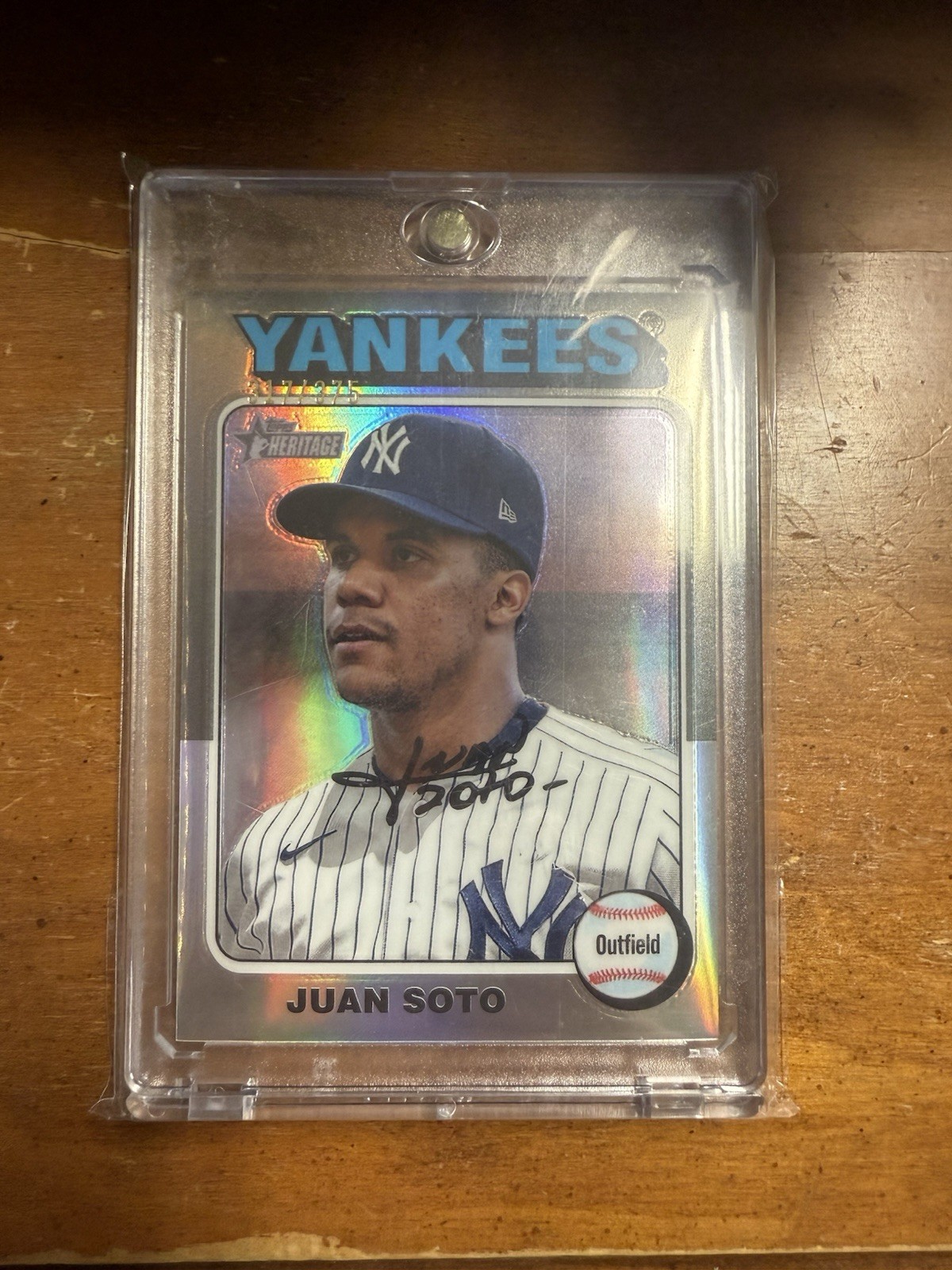 2024 Topps Heritage - Juan Soto #143 Chrome Silver Refractor /375
