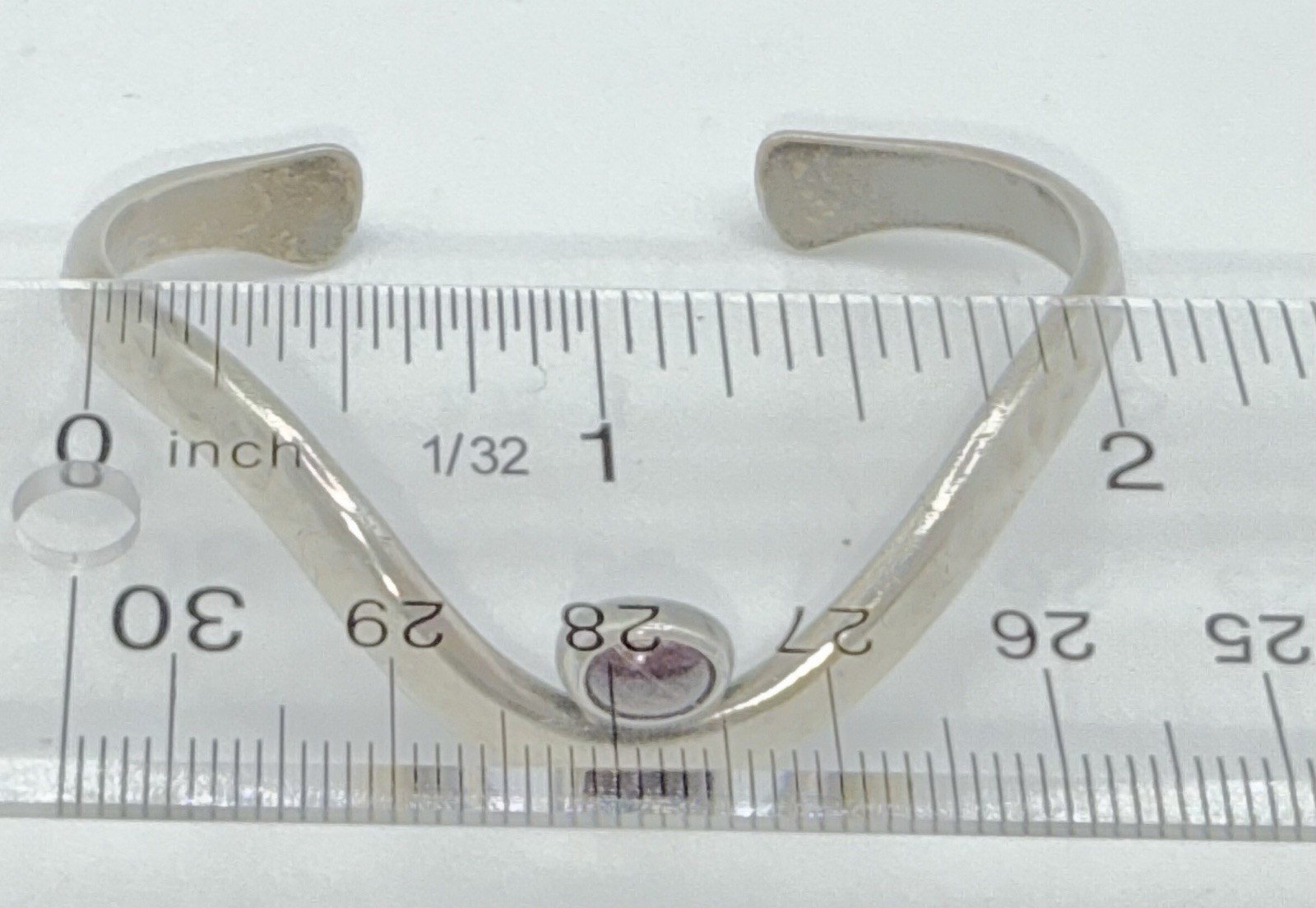 Sterling Silver Signed D Epstein Cuff Bracelet - image 12