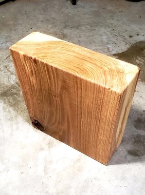 1) 12''×12''×4'' Red Oak Turning Blanks Thick wood block.Salad Vase Bowl Carving