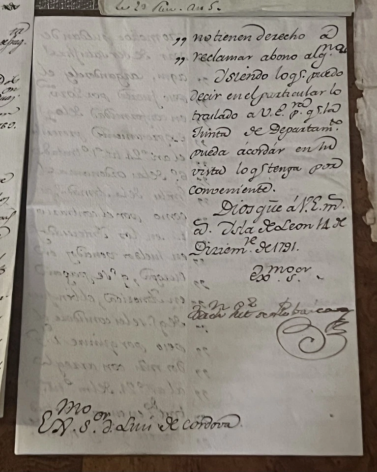 18th C. Lot of (10) Original Documents, Letters, Signed/Dated Between 1721-1799 - Image 4 of 4