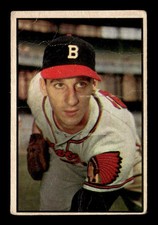 1953 Bowman #99 Warren Spahn (HOF) PR Baseball Card
