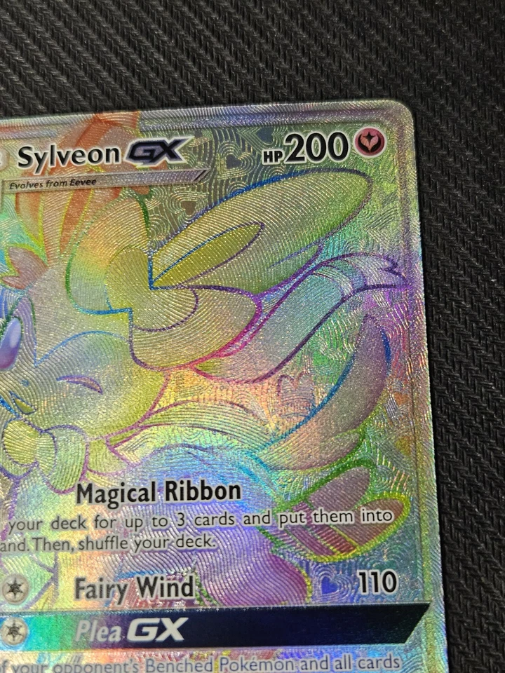 Sylveon GX Full Art Rainbow Secret Rare 158/145  -  Guardians Rising NM-M - Image 3 of 4