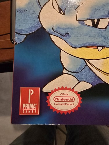 MINTY! RARE! Pokemon Blue Prima Official Strategy Guide Book Covers Red & Blue - Picture 12 of 12