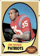 Jim Nance 1970 Topps #60 Boston Patriots