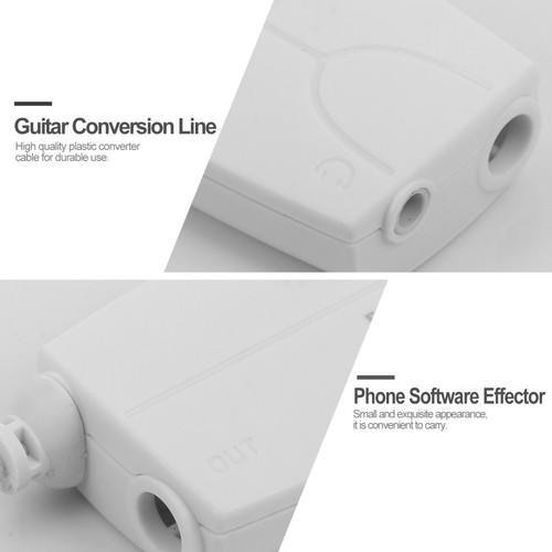E -Gitarrenbass zum Smartphone -Tablet -Adapter Universal Effector Converter - 第 6/12 張圖片