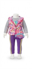 My Life As Doll Clothes Outfit Purple Hoodie Vest Leggings 18" Doll New Tags