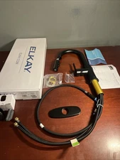 Elkay LKAV3032 Avado 1.8 GPM Single Hole Pull Down Bar Faucet, Matte Black