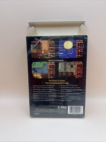 Raiden Atari Jaguar Cartridge w/ Manual, White insert, Cart bag CIB J9005