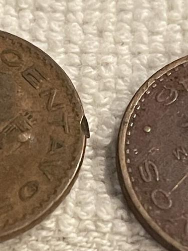 Vintage Mexican Copper Or Bronze  Lot Of 101 Coins Mostly 1940s 1950s Estate Old - Picture 7 of 10