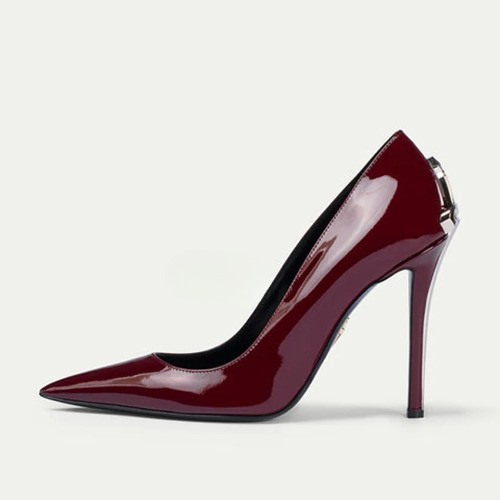 Metal High Heels Shoes Women Pumps Black Dress Shoes Fashion Prom Wedding Shoes