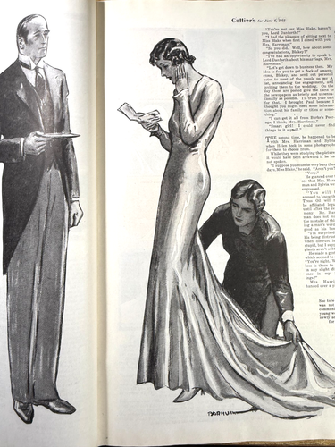 JAY HYDE BARNUM CVR ART, COLLIER'S MAGAZINE, BUCK, LE MAY, ETC 6/6/31 - Picture 5 of 6
