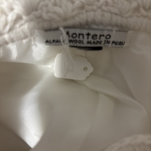 Damenmütze Montero Alpaka Wolle Creme Neu mit Etikett Made In Peru - Bild 5 von 6