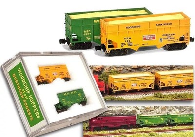 Full Throttle FT-COL69 GBW, MEC Offset-Side 2-Bay Woodchip Hopper **US Seller**