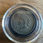 1859 Indian Head Copper-Nickel Penny One Cent US Circulated Coin