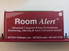 AVTECH Room Alert Environmental Monitor w/ power cord Temp & Power Sensor 