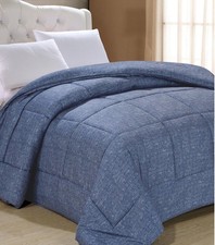 Swift Home Down Alternative Comforter Dark Indigo Queen New