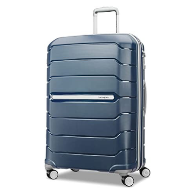 #ad #ad SAMSONITE FREEFORM 28quot; LARGE LUGGAGE DUAL 360° SPINNER WHEELS NAVY $190.31