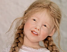 LAURA SCATTOLINI ARTIST DOLL "Cheep, Cheep" CERNIT POLYMER; DOLL 41