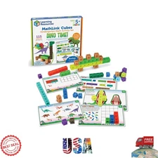 Explore Mathematics with Dino Time! 100 MathLink Cubes & Activity Cards