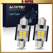 Auxito Festoon 36mm 6418 Led De3022 Map Dome Light Bulb 6000k Bright 2-10x
