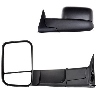 Power Heated Black Tow Mirrors Fit 1998-2001 1500 2500 3500