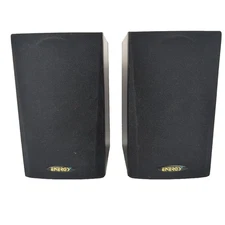 ENERGY Take 2 Bookshelf Speakers Pair Black Compact Tested Home Theater Surround