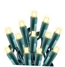 50ft 100 Counts Christmas Lights - White Christmas Lights Commercial Warm White