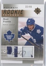 2011-12 Ultimate Collection Rookie Jerseys 22/65 Matt Frattin #URJ-MF Patch 1x1