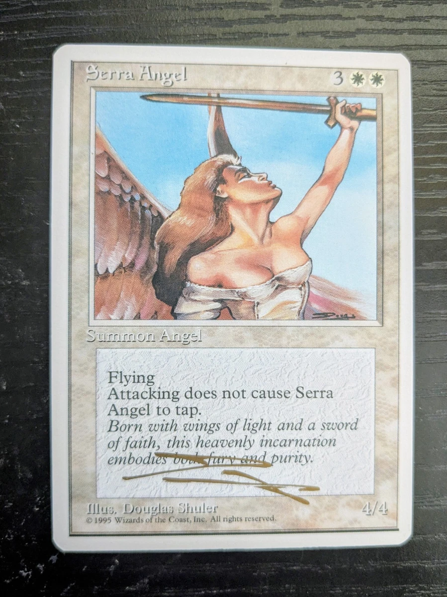 Serra Angel Magic: The Gathering Individual Trading Card Games for