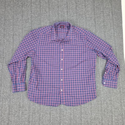 UNTUCKit  SHIRT Mens XX Large Plaid Button Down Long Sleeve Cotton Normcore