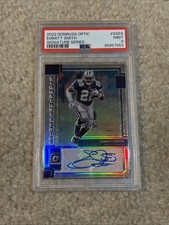 2022 Donruss Optic Emmitt Smith Autograph PSA 9