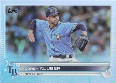 2022 Topps Update - Rainbow Foil Corey Kluber #US37 - NM Card Tampa Bay Rays