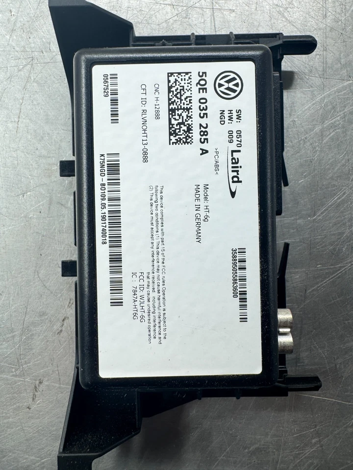 Módulo de control de comunicación Volkswagen Golf-R 2015-2017 OEM 5QE 035 285 A Foto 2 de 3