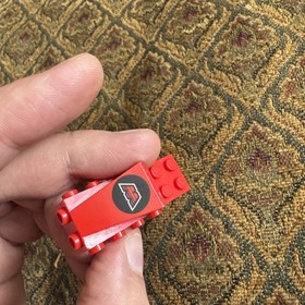 Lego 1x 2336p68 Red Cockpit Space Nose with M:Tron Logo Pattern 6896 6811 Rare!