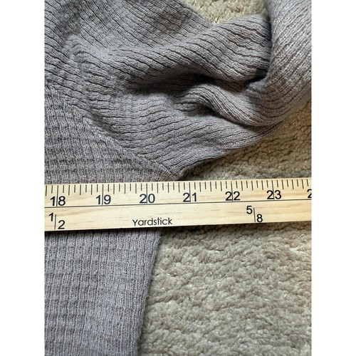 Abercrombie Kids Waffle Knit Henley Sweater Pullover Beige Boys Size 15/16 - Picture 9 of 10