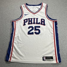 Nike NBA Swingman Ben Simmons Philadelphia 76ers Jersey 25 - Mens Size 52
