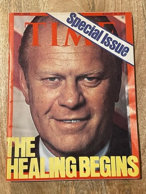 1974 Time Magazine - The Healing Begins - Watergate Nixon Impeachment