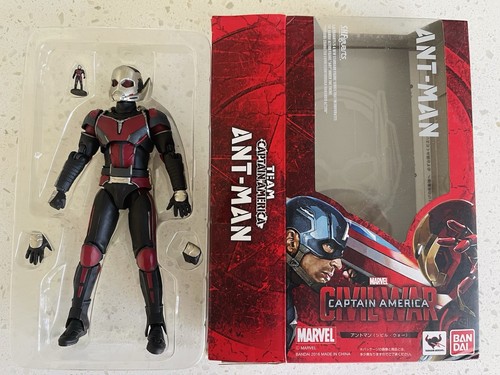 S.H. Figuarts ANT-MAN Capitán América Guerra Civil Bandai Oficial Auténtico - Imagen 2 de 5