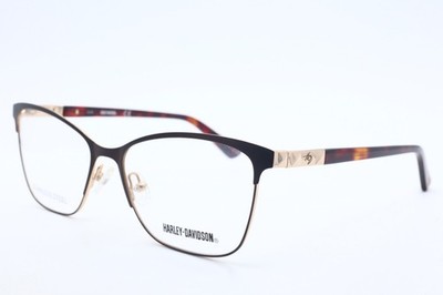 Harley Davidson HD0547 Brown 049 Metal Optical Eyeglasses Frame 54-16-140