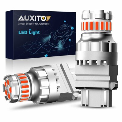 AUXITO CANBUS 3156 3157 LED Bulbs Red With Built-in Resistor - Foto 4