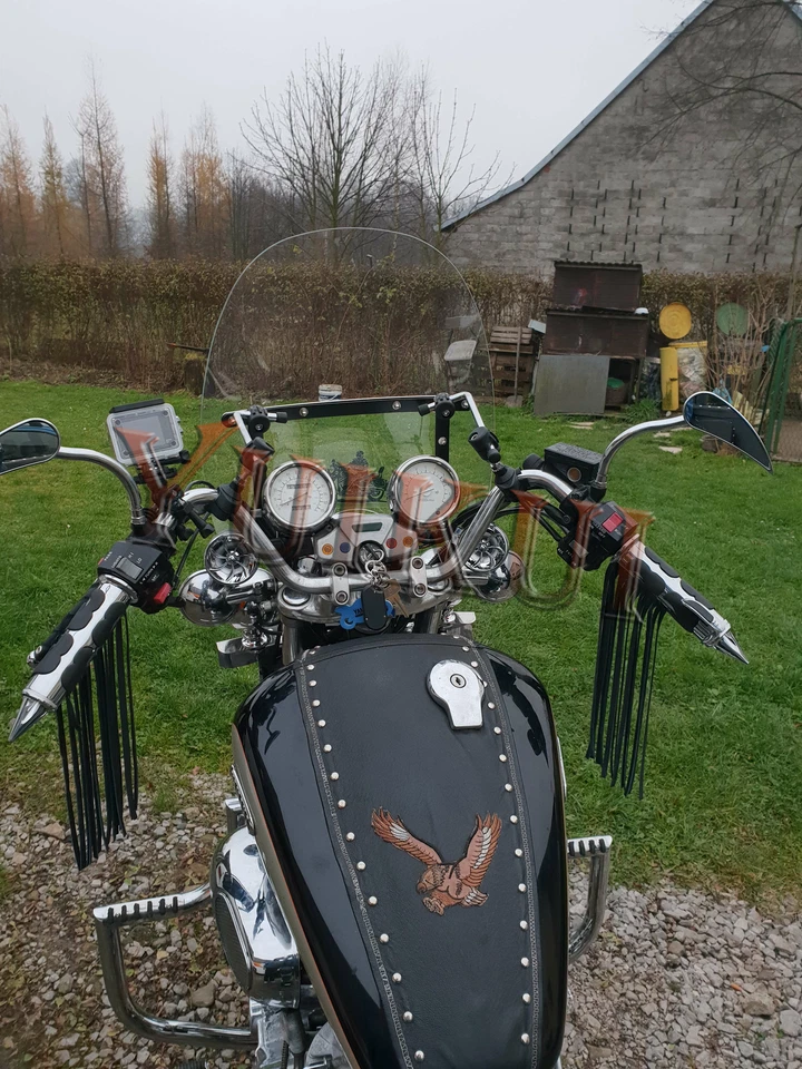 Empuñaduras de manillar de cuadro 32 mm para HONDA VTX1300C VTX 1300R(S) RETRO VTX1300T TOURER Foto 3 de 4