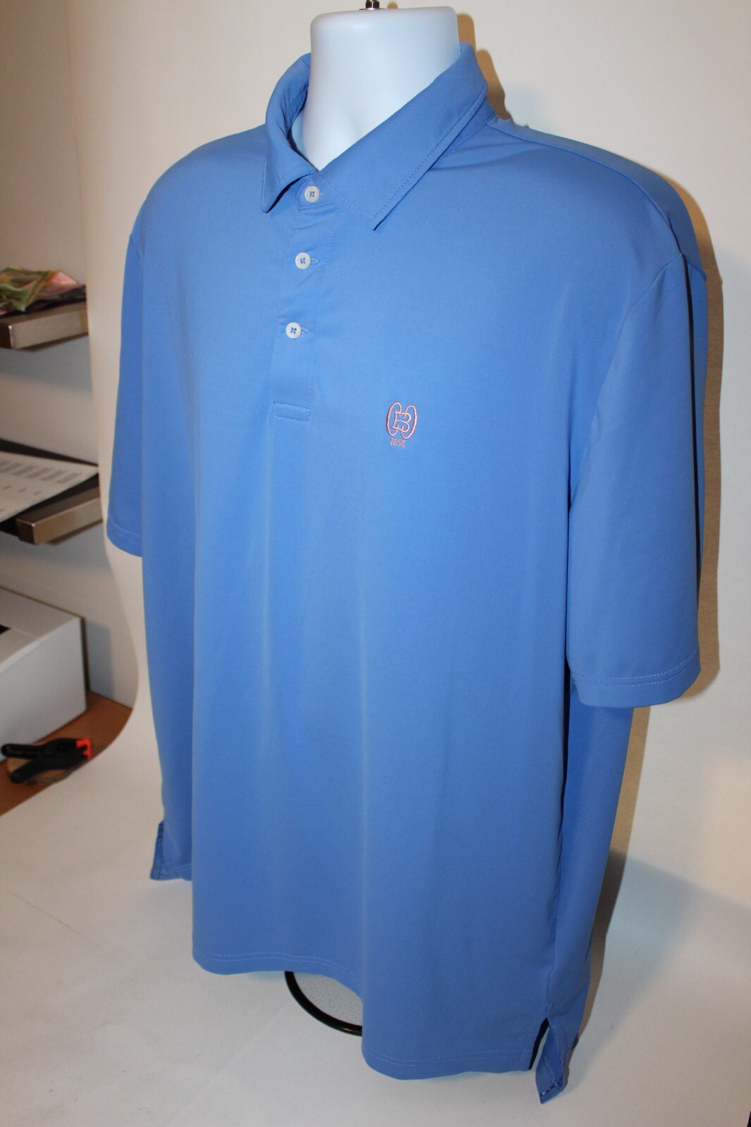 Mens RLX Ralph Lauren Wicking Baltimore Country Club Polo Golf Shirt